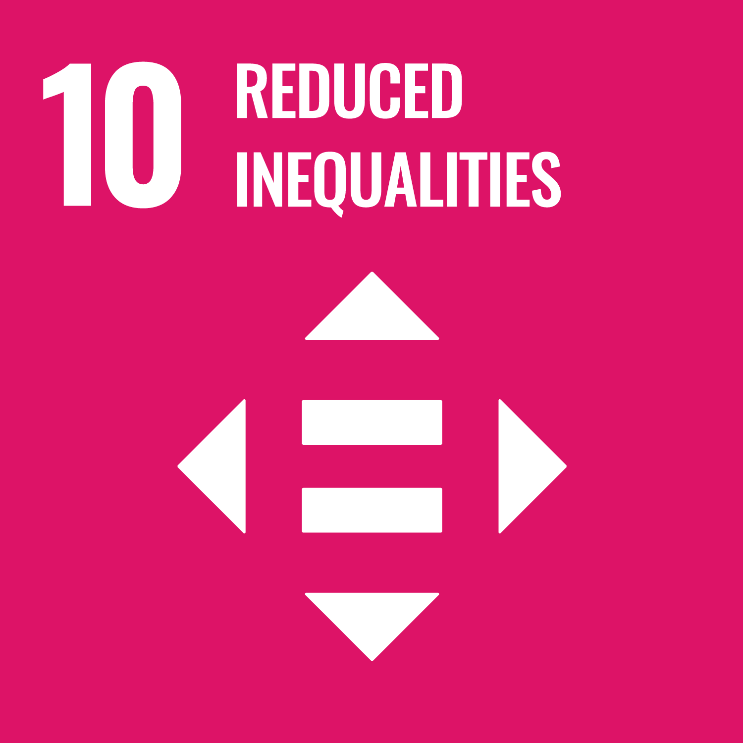 Reduced Inequalities  SDG Graphic